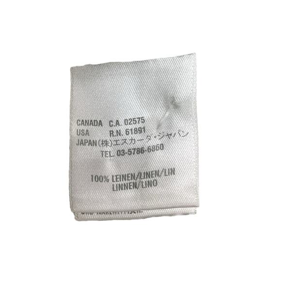 Escada Blazer Womens SZ12 100% Linen Animal Print LiningAmazing Wild Cat Buttons - Picture 8 of 8